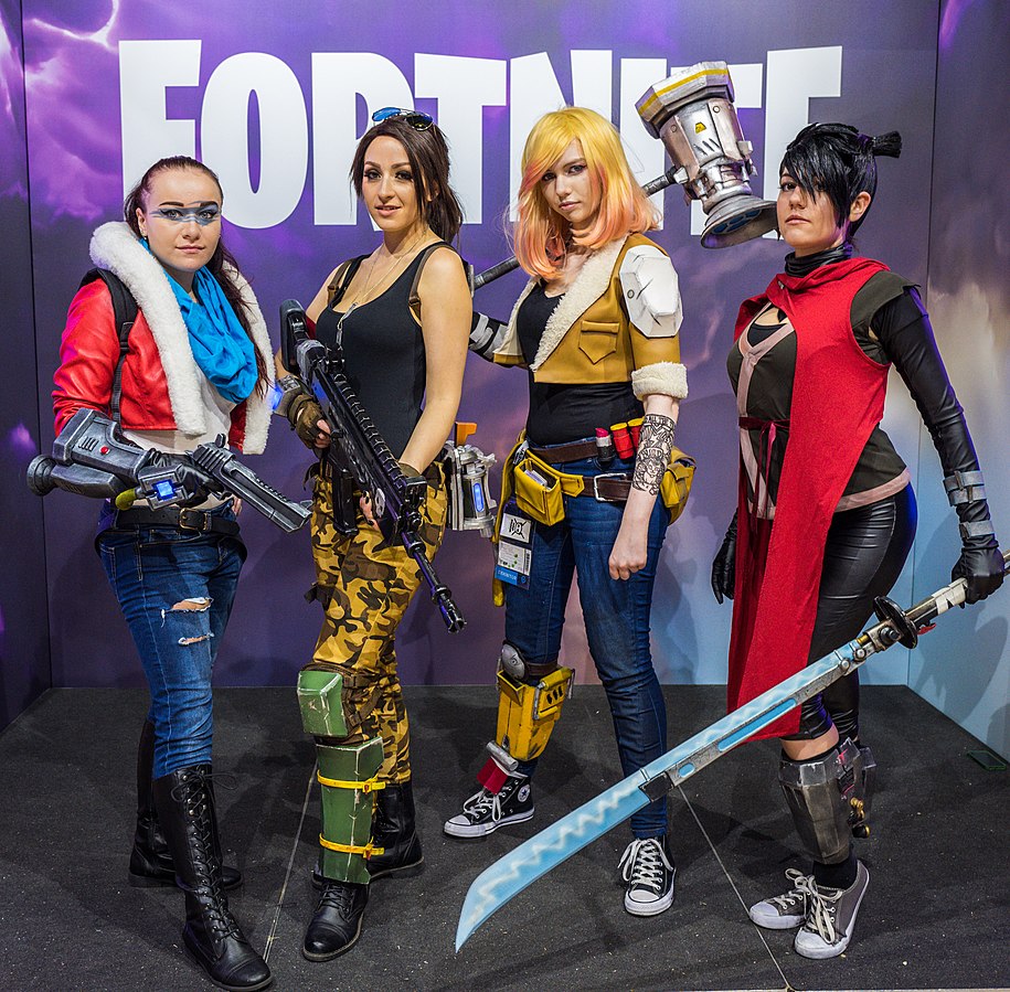 Cosplay group at Gamescom